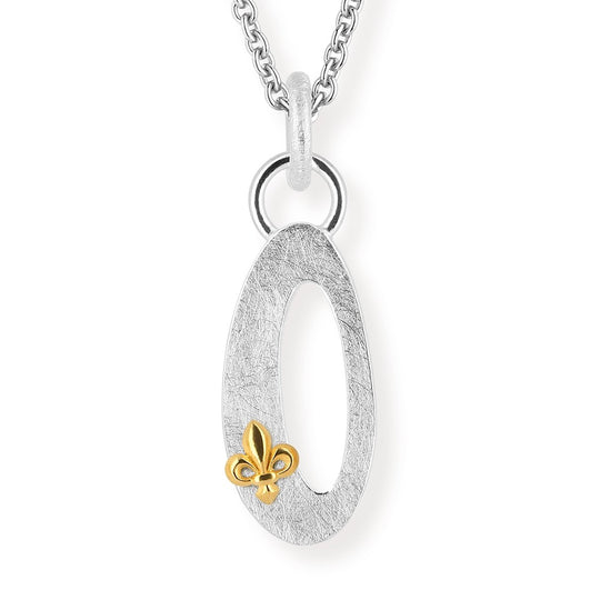 ABC Buchstabe O-Anhänger mit Motiv