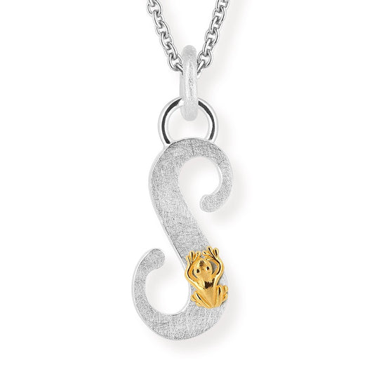ABC Buchstabe S-Anhänger mit Motiv