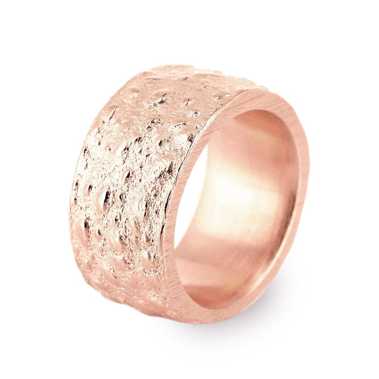 Tierisch Schöne Ringe kleiner Bandring mit Echsenhaut Struktur