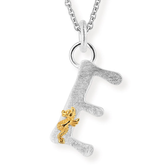 ABC Buchstabe E-Anhänger mit Motiv