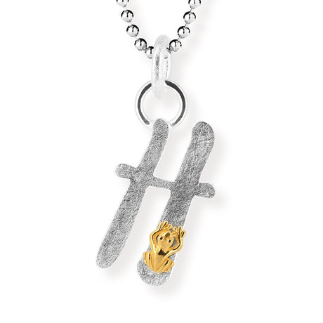 ABC Buchstabe H-Anhänger mit Motiv