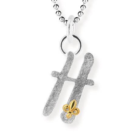 ABC Buchstabe H-Anhänger mit Motiv