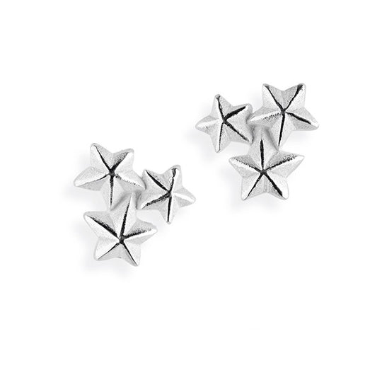 Sternenglanz & Schattentanz kleine Sterne Ohrstecker