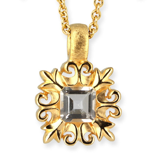 Louis XVI Anhänger mit Bergkristall