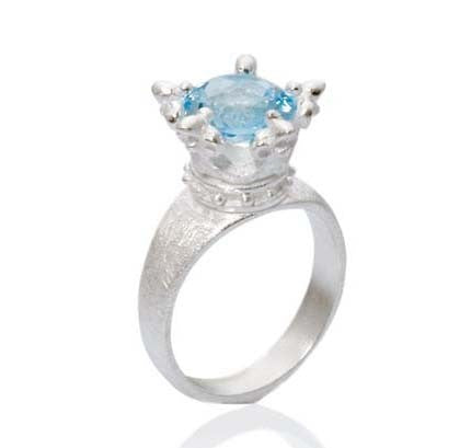 Petit Roi kleiner Ring mit Topas