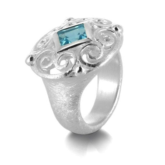 Mary Stuart großer Ring mit Topas