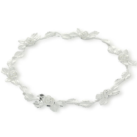 Rosenrot Collier Länge 47 cm